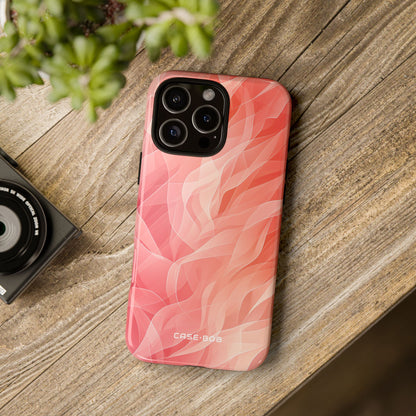Peach Wave Drift iPhone 16 Pro Max Case - Tough