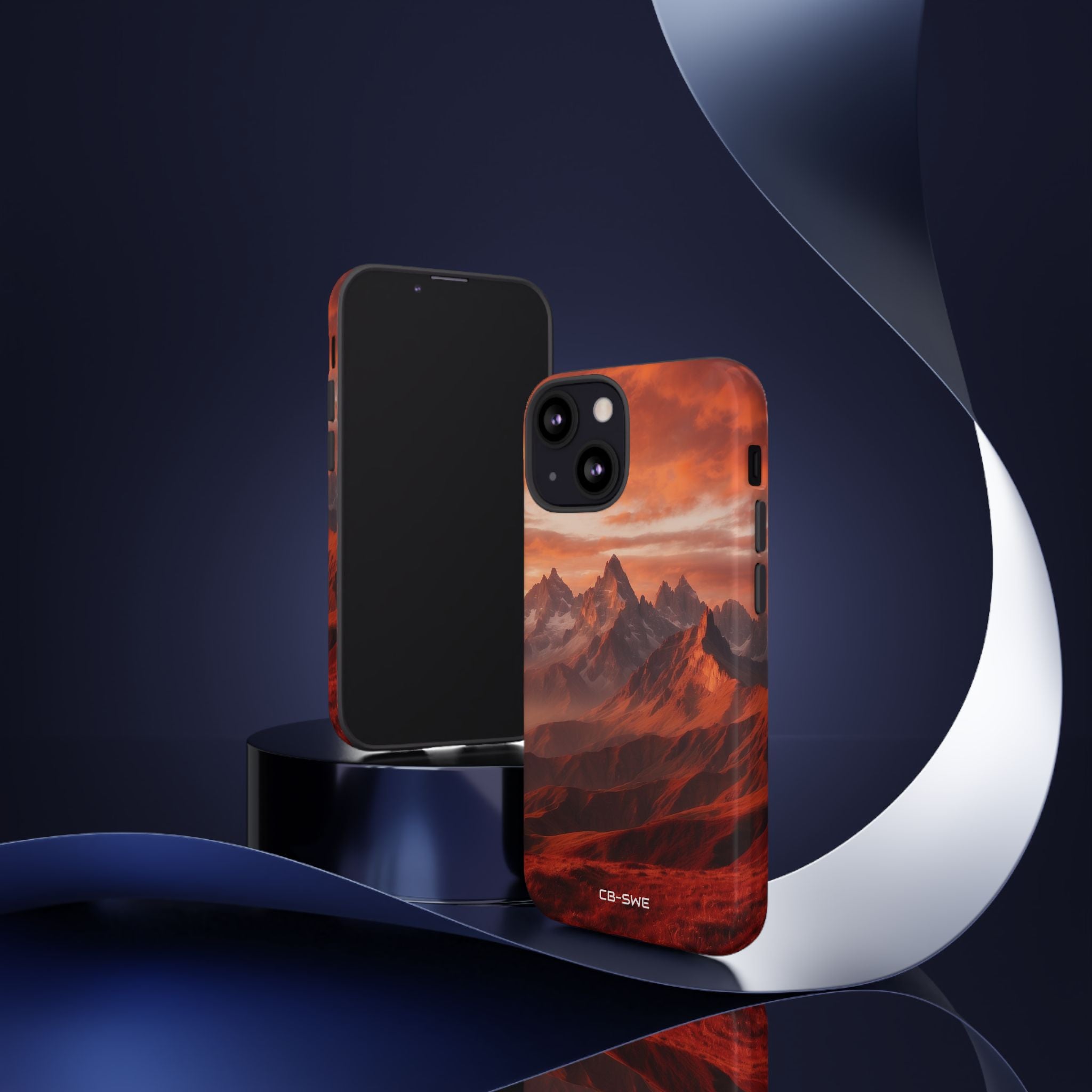 Mountain Peaks Glowing - iPhone Case