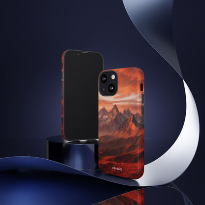 Mountain Peaks Glowing - iPhone Case