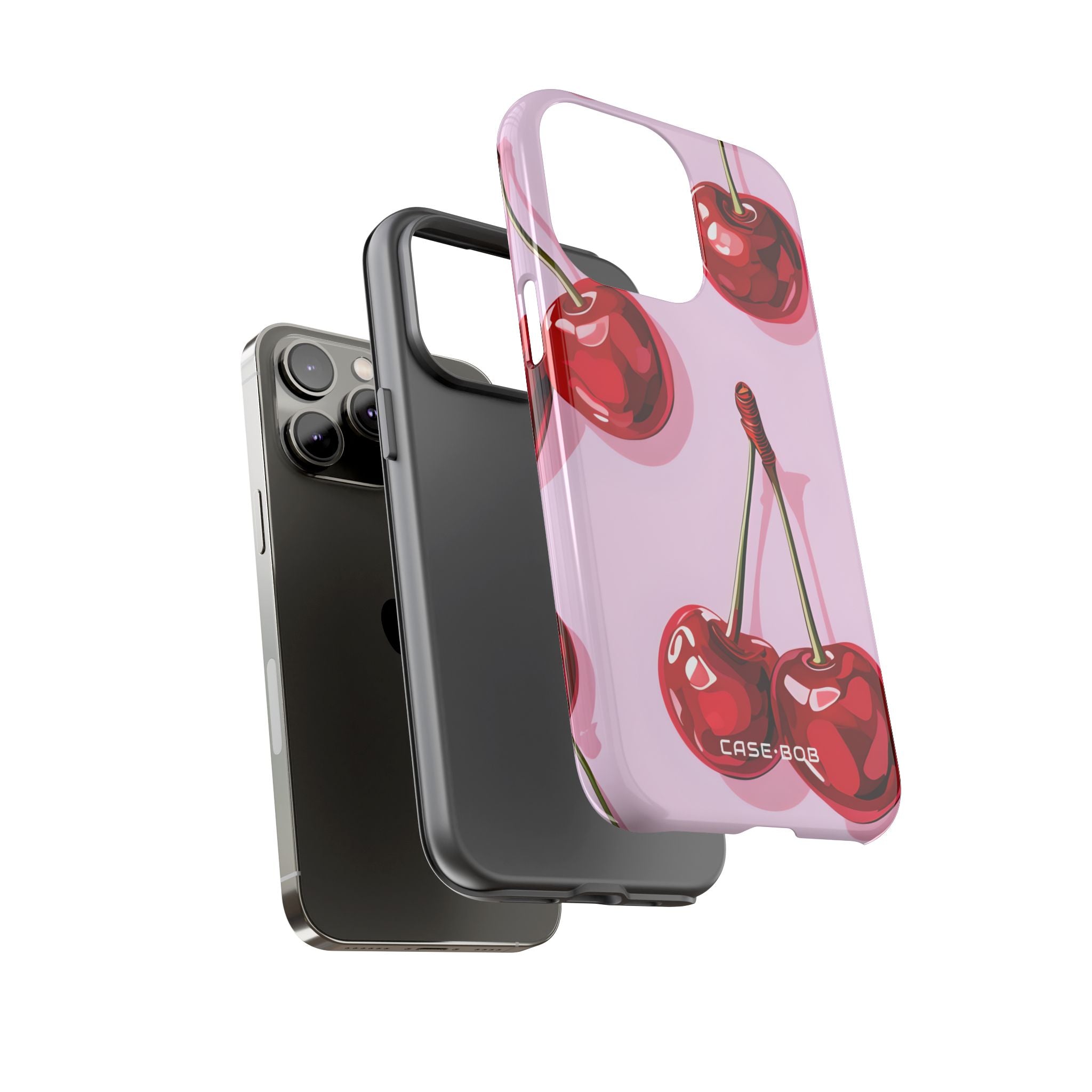 Glossy Cherry Burst iPhone 14 Pro Max Case - Tough