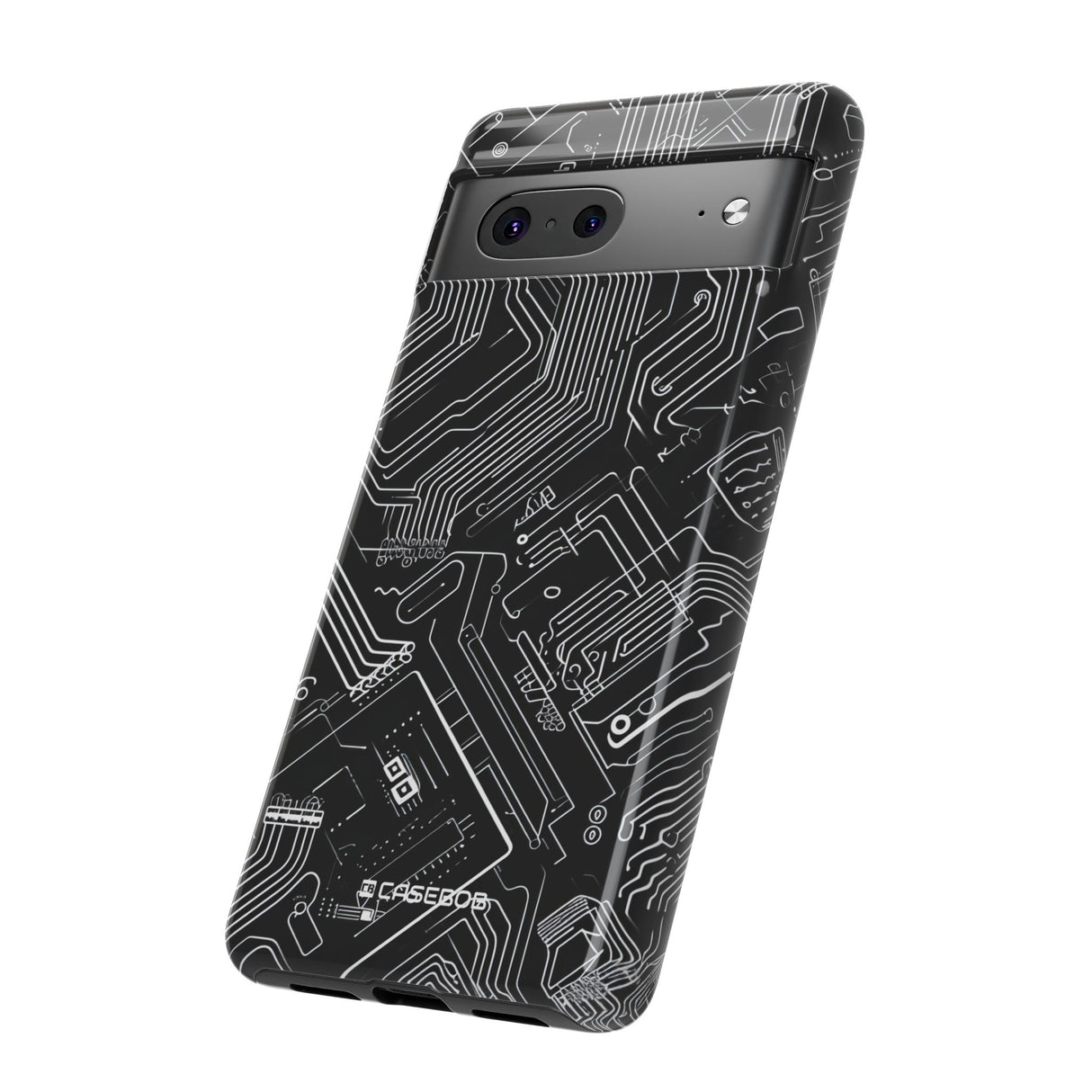 Cyber Circuitry Art | Protective Phone Case for Google Pixel