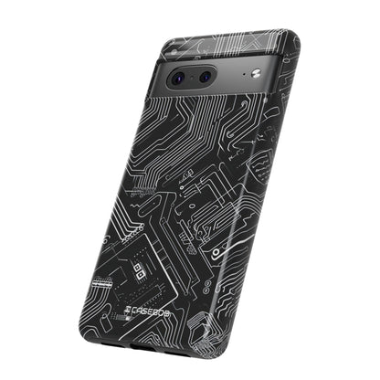 Cyber Circuitry Art - Phone Case for Google Pixel