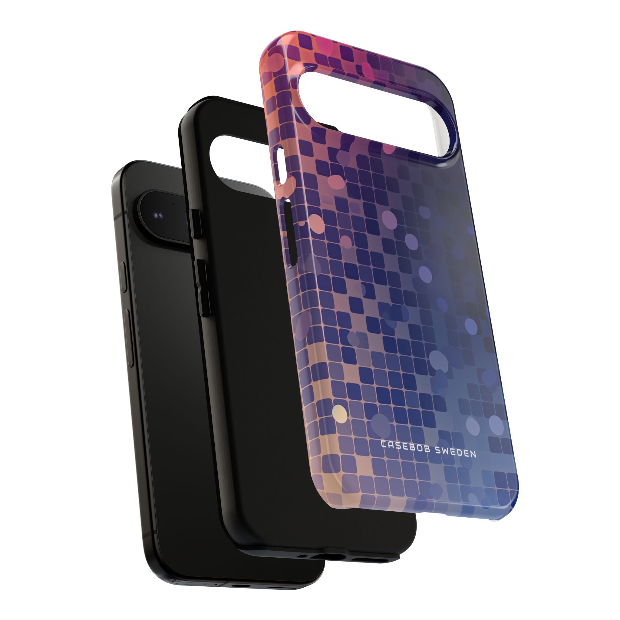 Gradient Harmony in Geometric Flow Google Pixel 9 - Tough Phone Case