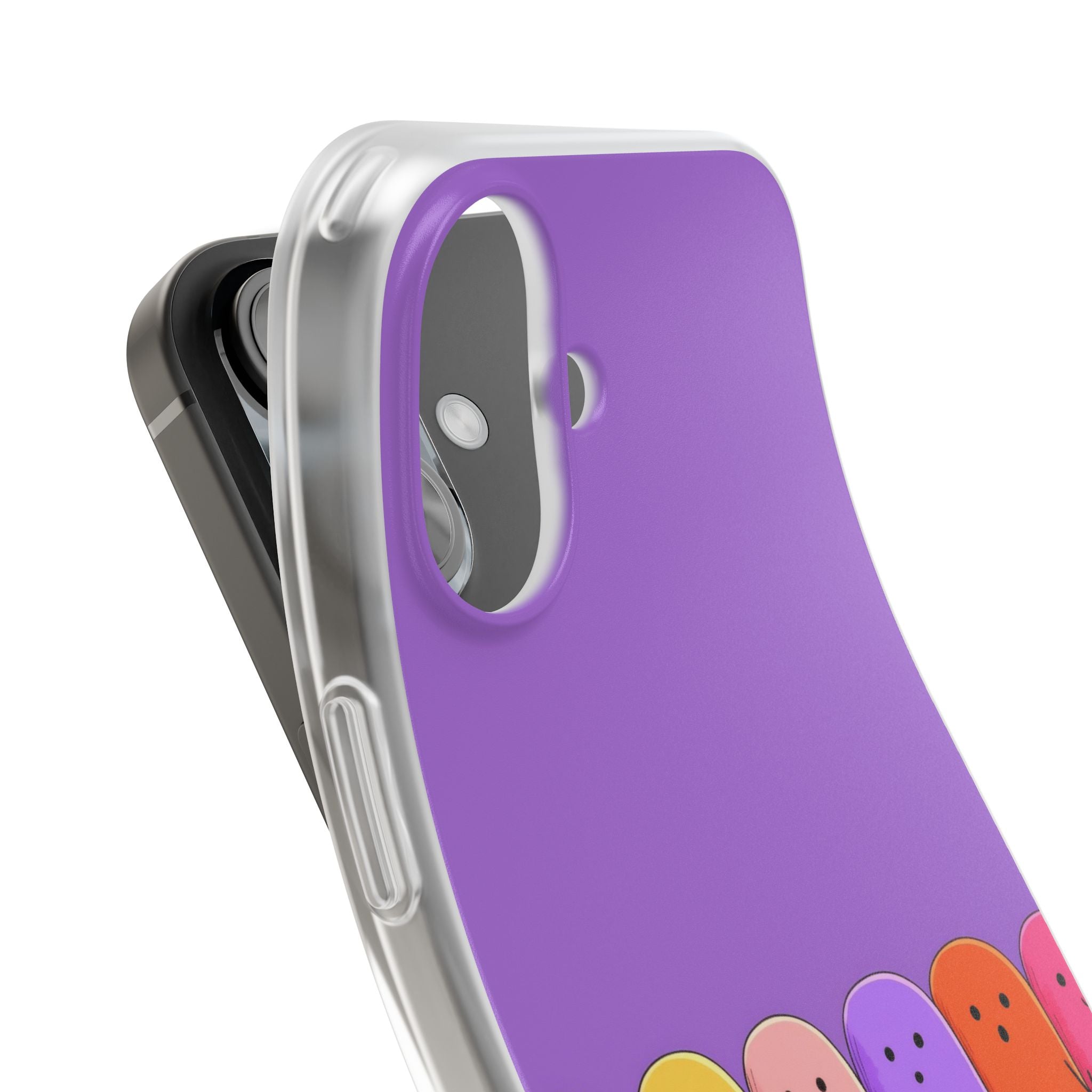 Colorful Ghosts iPhone 16 Case - Soft
