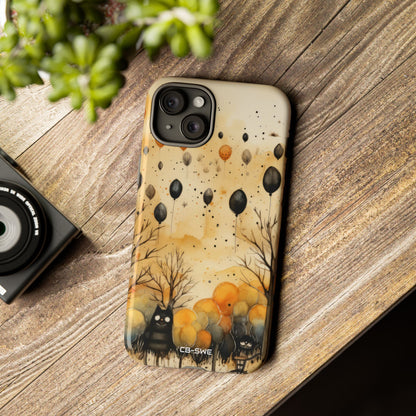 Balloons Drift Skyward - iPhone Case