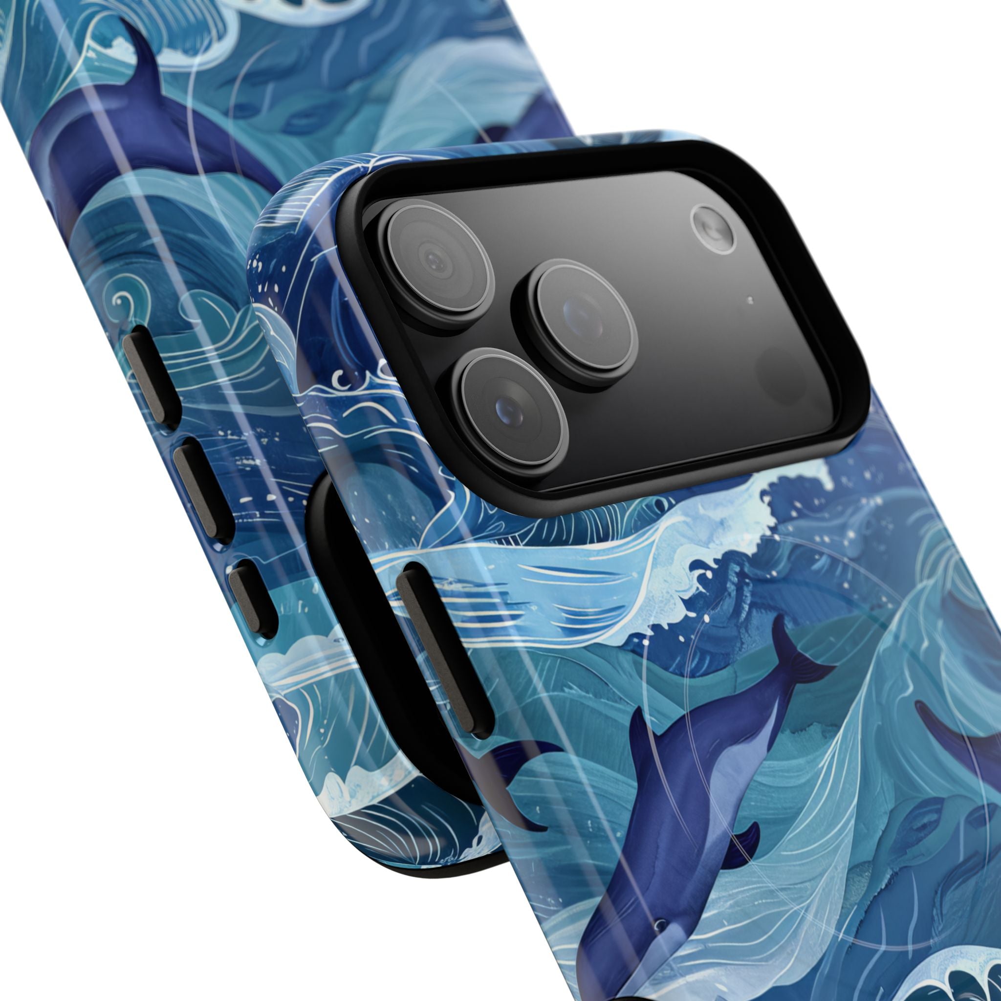 Dolphin Waves iPhone 17 Pro Max Case - Tough+