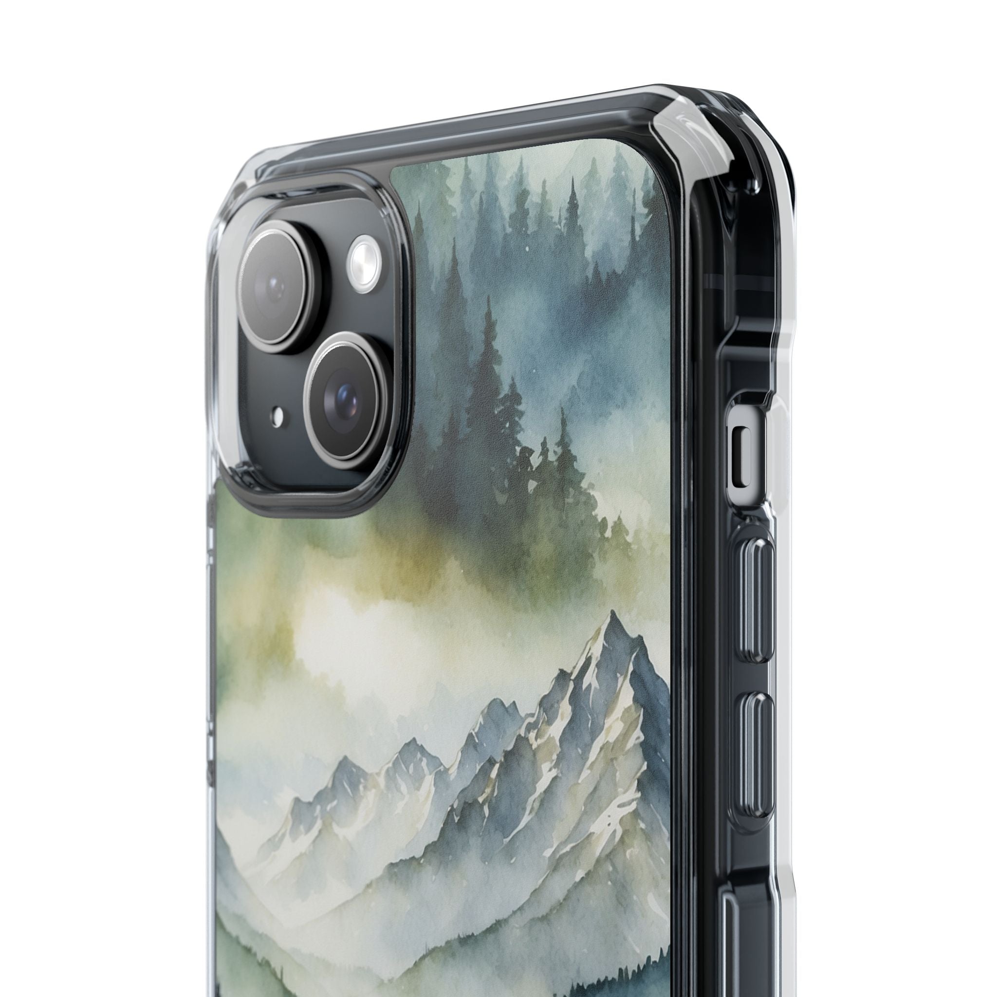 Misty Peaks Emerge iPhone Case - Impact