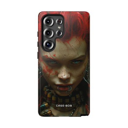 Red Spike Gaze Samsung S25 Ultra Case - Tough