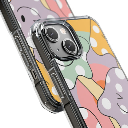 Playful Mushroom Friends iPhone Case - Impact