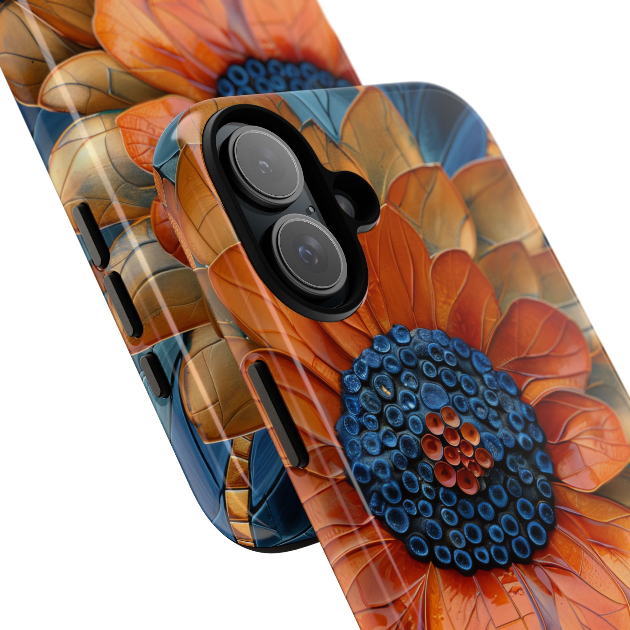 Mosaic Blossom Harmony iPhone 16 - Tough Phone Case