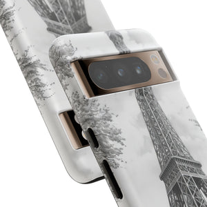 Parisian Monochrome Majesty | Protective Phone Case for Google Pixel