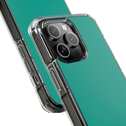 Persian Green - Clear Impact Case for iPhone