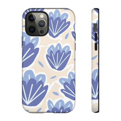 Light Blue Happy Flower - Protective Phone Case