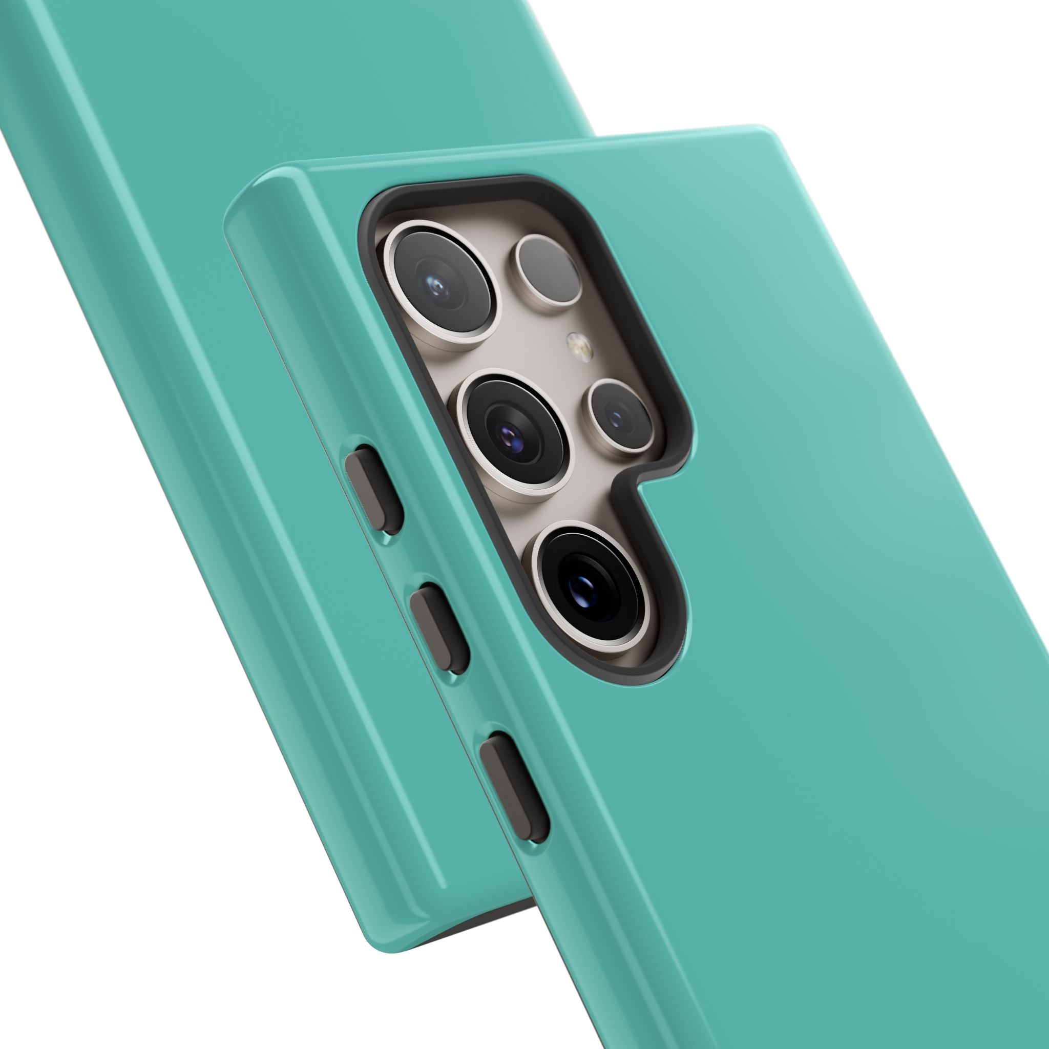 Teal Serenity: Minimalist Design - For Samsung S24