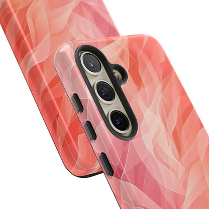 Peach Wave Drift Samsung S24 Case - Tough