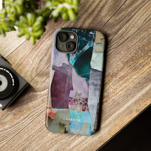 Textured Fabric Fusion - Protective Phone Case