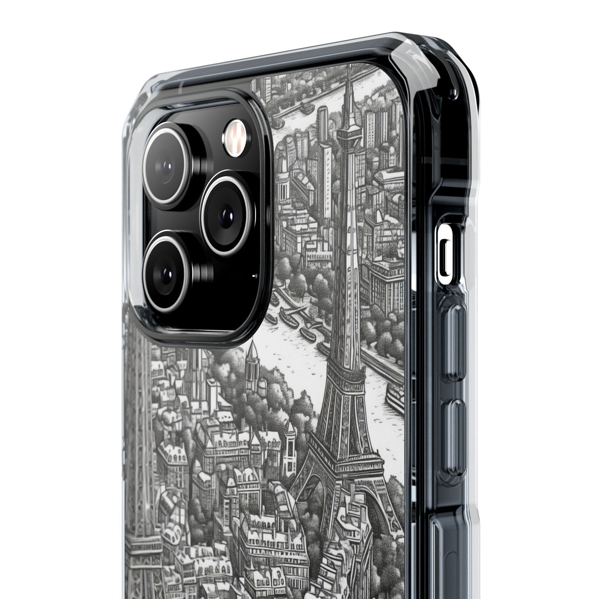 Timeless Cityscape - Phone Case for iPhone (Clear Impact - Magnetic)