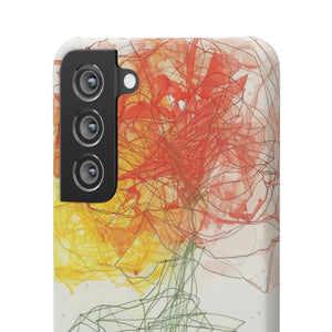 Fiery Blossom | Slim Phone Case for Samsung