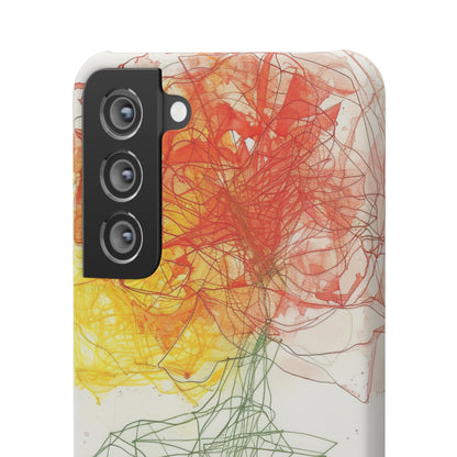 Fiery Blossom | Slim Phone Case for Samsung