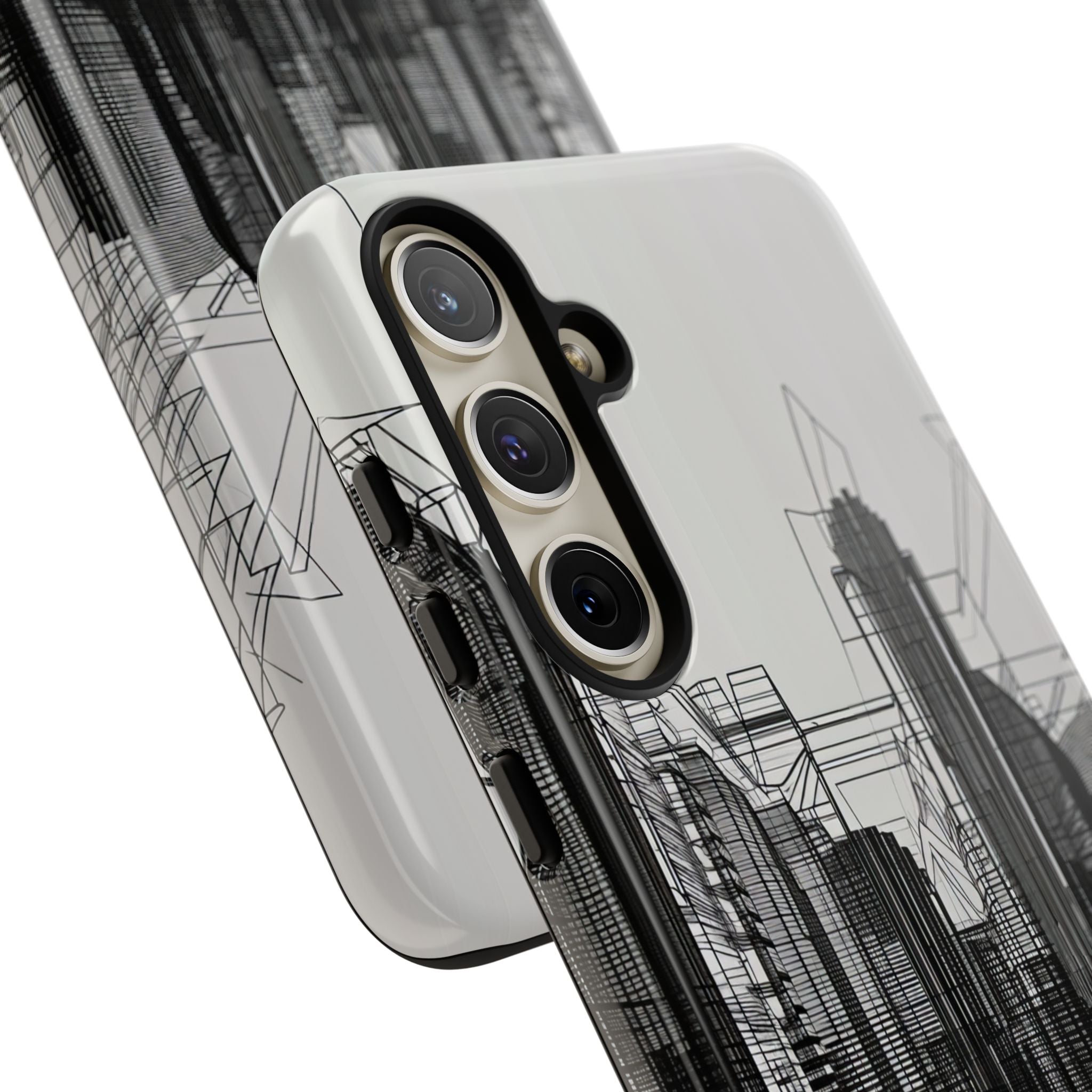 Urban Symphony: Monochromatic Lines - For Samsung S24