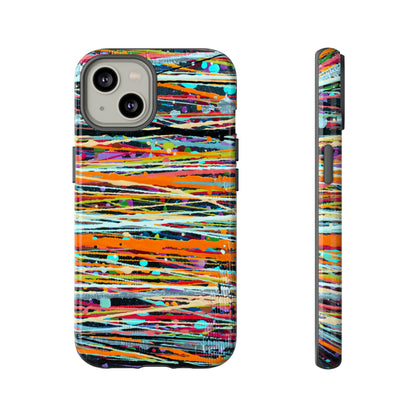 Oil painting - Stripe - Protective Phone Case