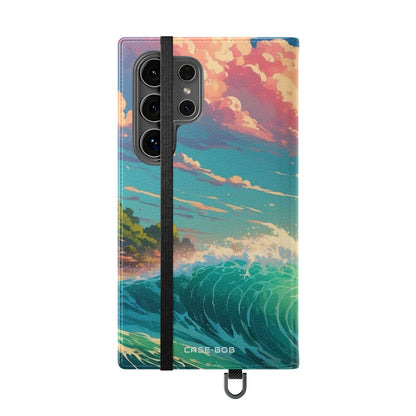 Sunset Wave - Samsung S24 Ultra Case - Wallet