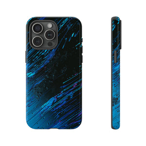 Cyber Stream: Digital Gradient - Protective Phone Case