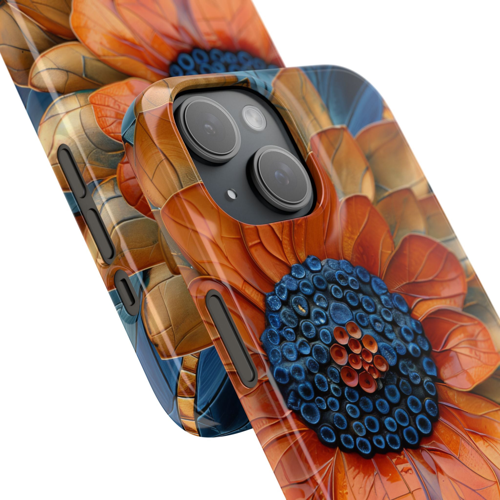 Mosaic Blossom Harmony iPhone 15 - Slim Phone Case