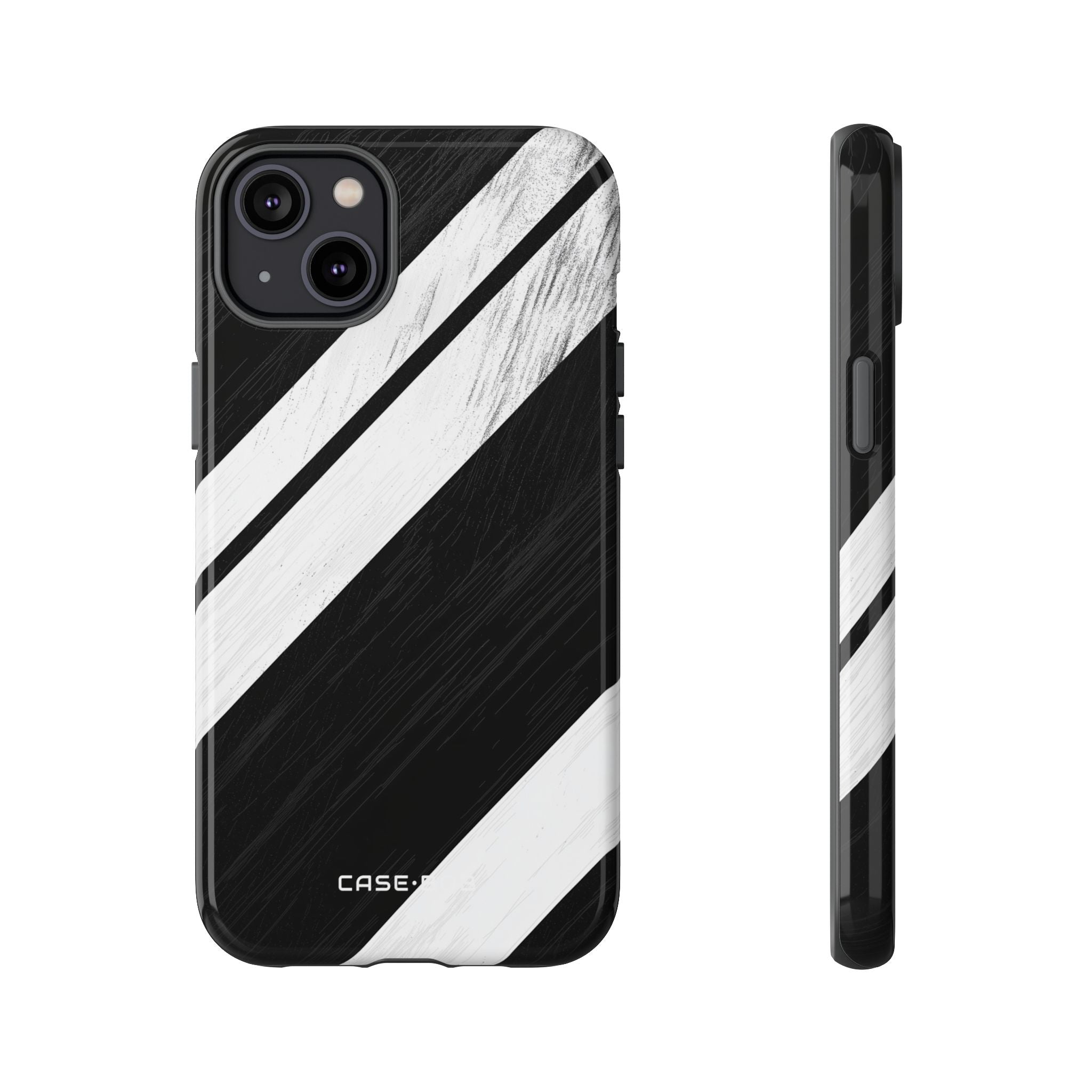 Distressed Stripe Motion iPhone 14 Plus Case - Tough