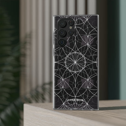 Radiant Petal Orbit Samsung S22 Ultra Case - Soft