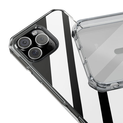 Diagonal Bands Noir iPhone 16 Pro Max Case - Impact