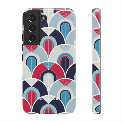 Blue Retro - Protective Phone Case