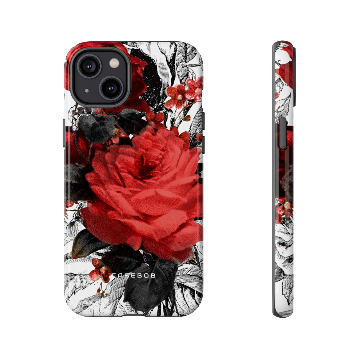 Cheruse Gothic Flower - Protective Phone Case