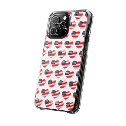 Hearts Embrace Freedom iPhone Case - Impact