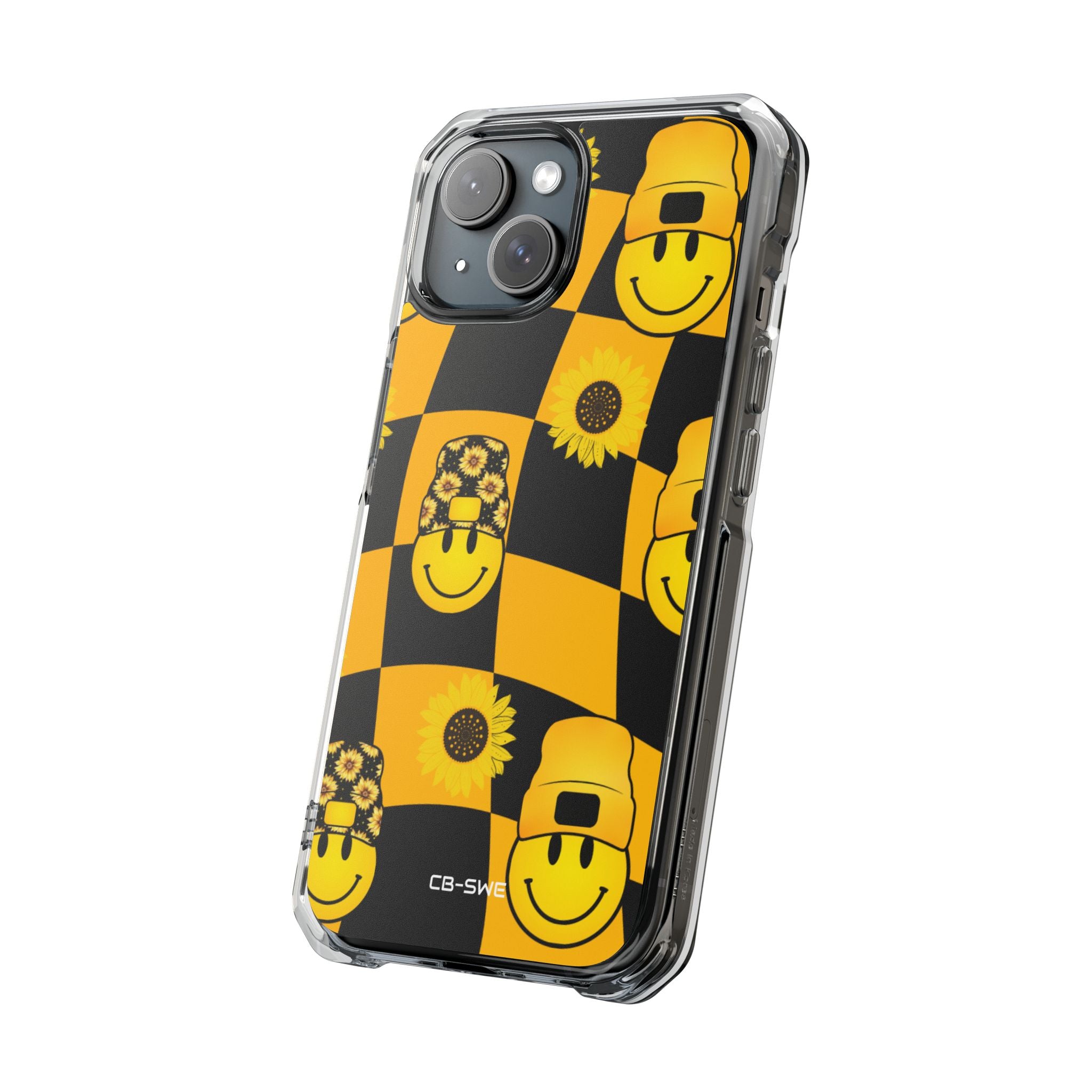Joyful Checkered Smiles iPhone Case - Impact