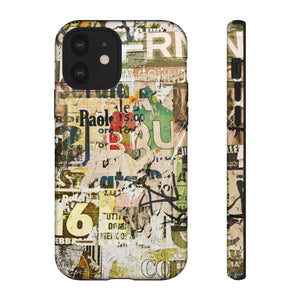 Grunge Vintage Poster - Protective Phone Case