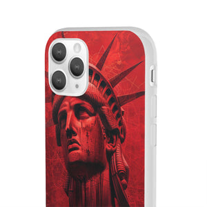 Red Liberty Revolution | Flexible Phone Case for iPhone