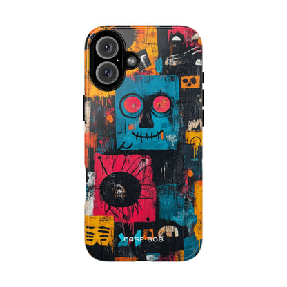 Blue Stitchface iPhone 16 Plus Case - Tough