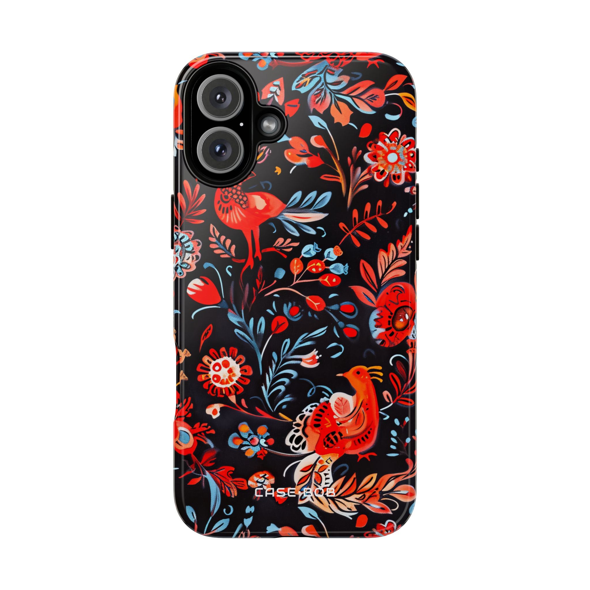Fiery Birds iPhone 16 Plus Case - Tough