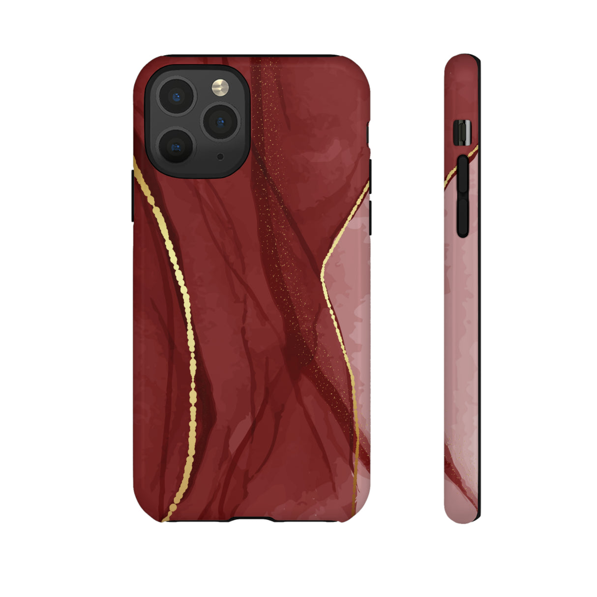 Dark Red - Protective Phone Case