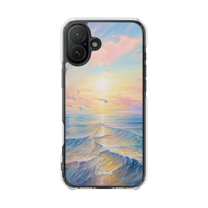 Gentle Waves Embrace iPhone Case - Impact