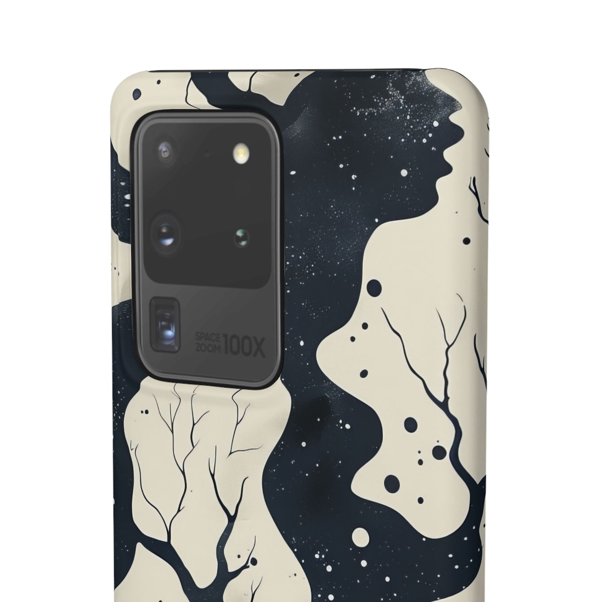 Organic Fluid Silhouettes with Cosmic Depth Samsung S20 - Slim Phone Case