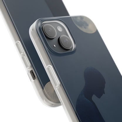 Moonlit Contemplation iPhone 15 Plus Case - Soft