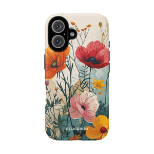 Whimsical Garden Watercolor Blooms - for iPhone 16