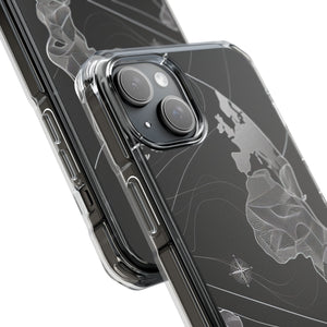 Fluid Earth Harmony - Phone Case for iPhone (Clear Impact - Magnetic)