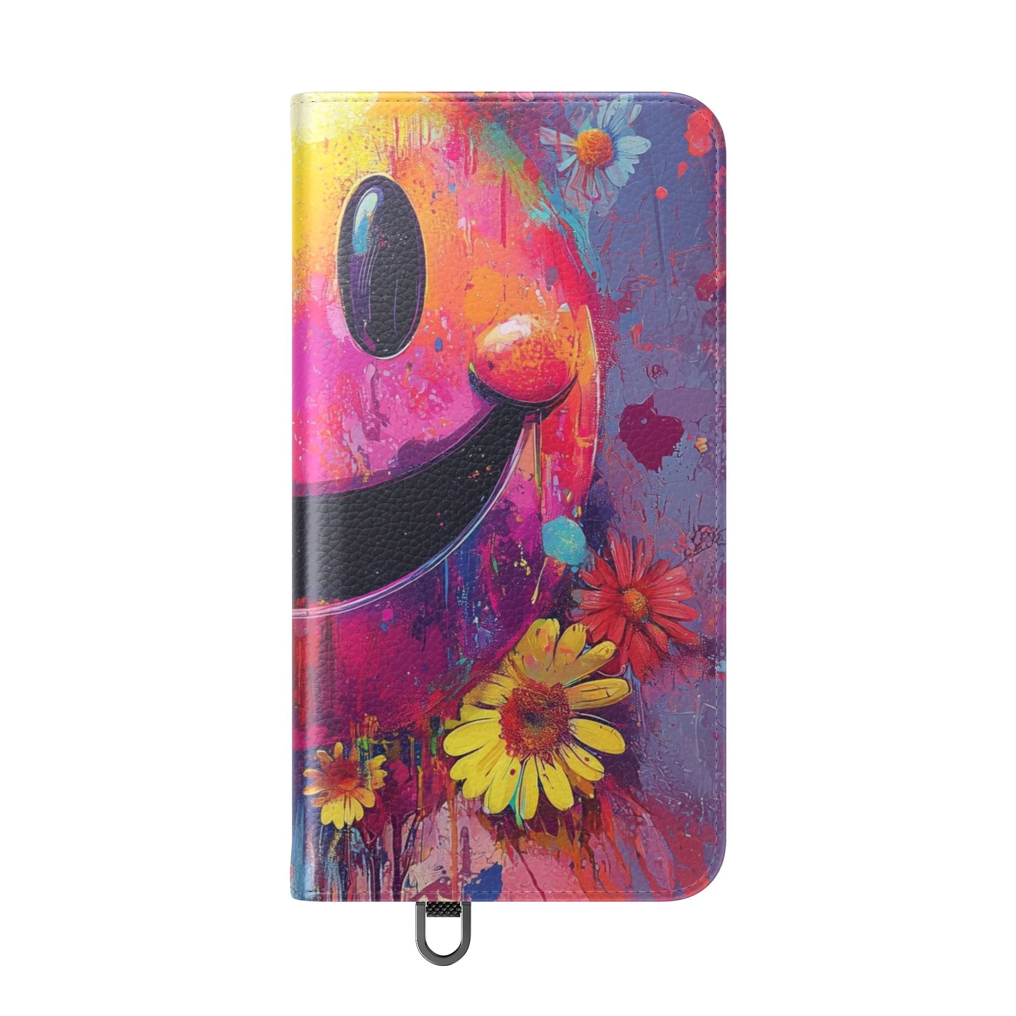 Smiley Bloom Drip - Samsung S24 Plus Case - Wallet