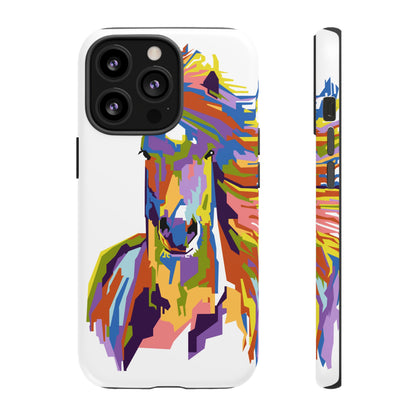 Horse Abstract Art iPhone Case (Protective) iPhone 13 Pro Matte Phone Case