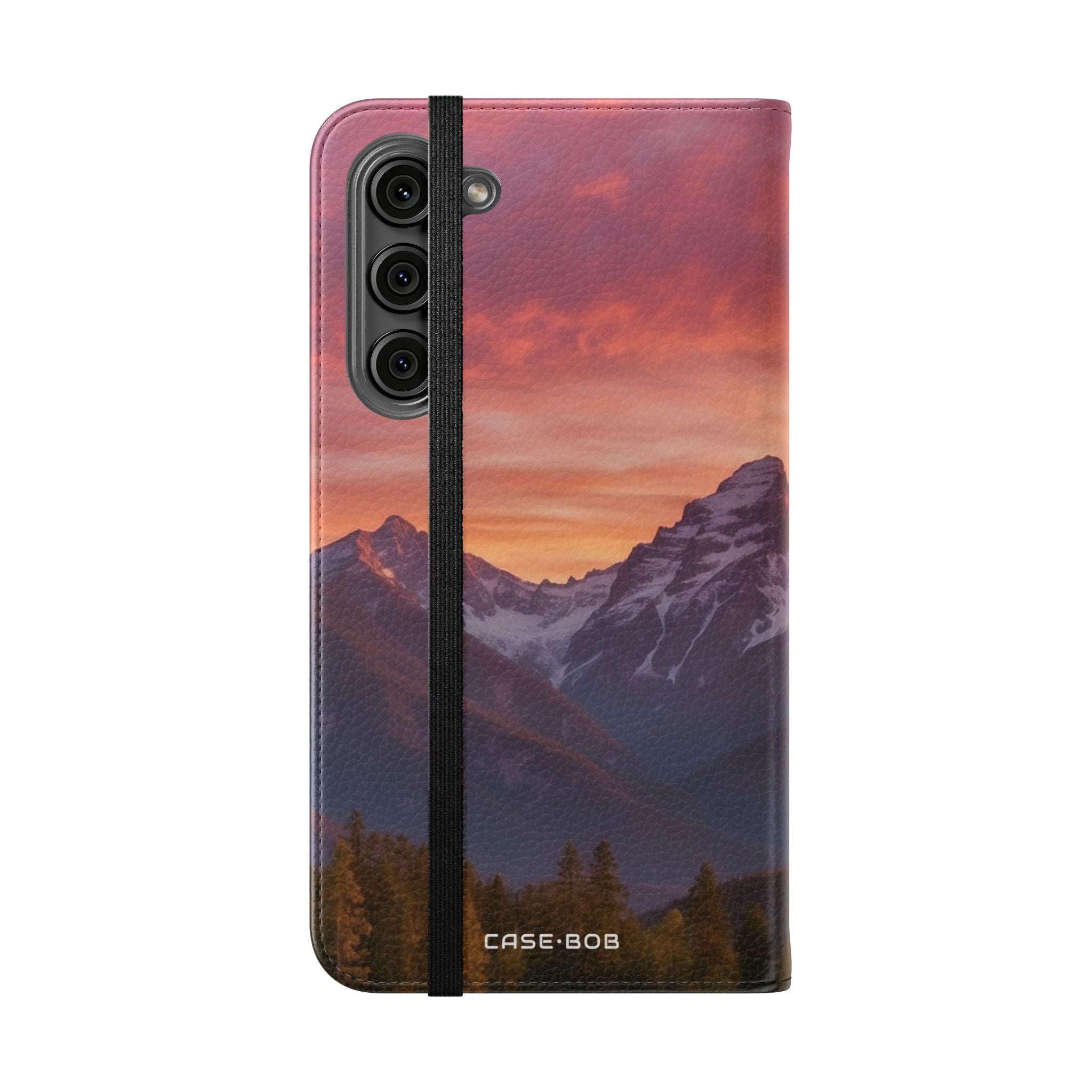 Mountain Bloom Twilight - Samsung S23+ Case - Wallet