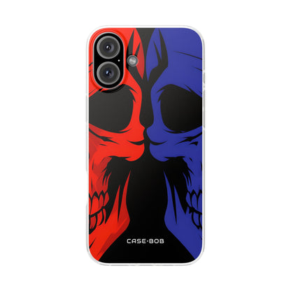 Skull Clash iPhone 16 Plus Case - Soft