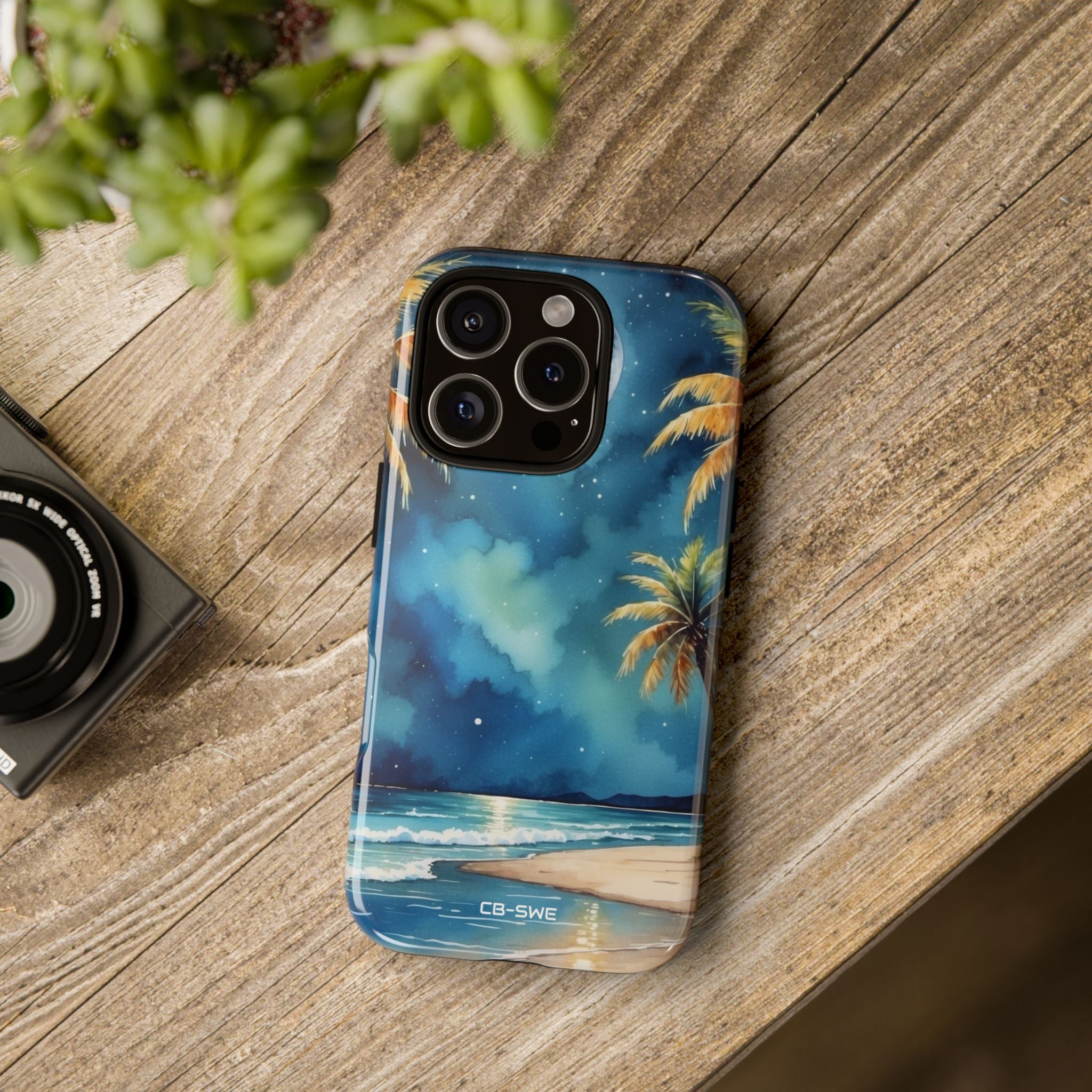 Moonlight Kisses Waves - iPhone Case